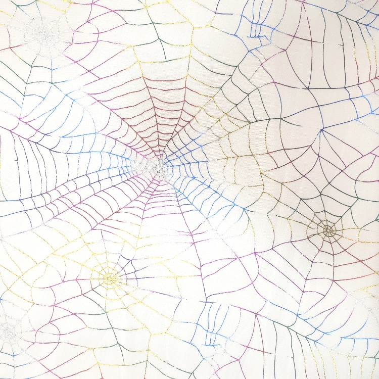 Halloween - Multicolour Spiderweb Net